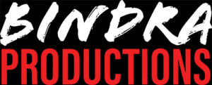 This is the Logo of Bindra Productions LLC with Black Background